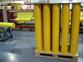 Rolls of tape wound to length