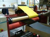 Rewinding adhesive tape